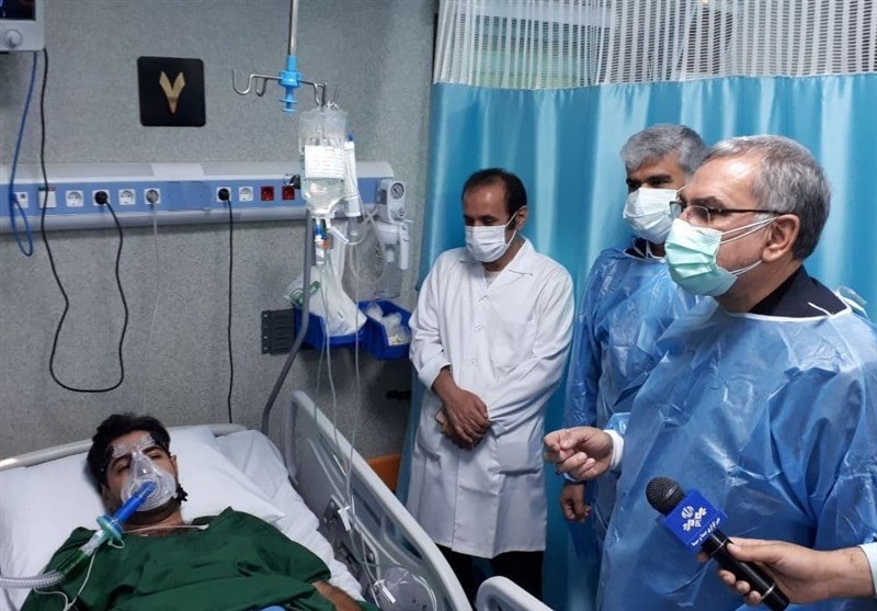 وزیر بهداشت از بیمارستان امام رضا(ع) کرمانشاه بازدید کرد + تصاویر