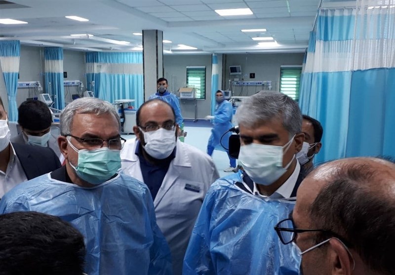 بازدید وزیر بهداشت از بیمارستان کرونا و مراکز وکسیناسیون در کرمانشاه + فیلم