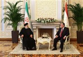 اظهار امیدواری روسای جمهور ایران و تاجیکستان برای گسترش روابط