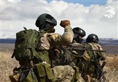 رزمایش نظامی ارمنستان در نزدیکی مرزهای جمهوری آذربایجان+فیلم