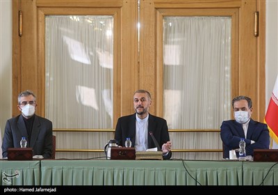 سخنرانی حسین امیرعبداللهیان وزیر امور خارجه در مراسم معارفه معاونین سیاسی،دیپلماسی اقتصادی و مالی وزارت خارجه