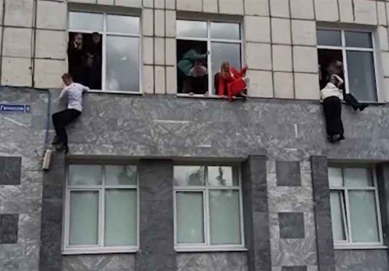 Shocking Footage Shows Students Jumping from Windows as 14 Killed or Injured at Uni in Russia