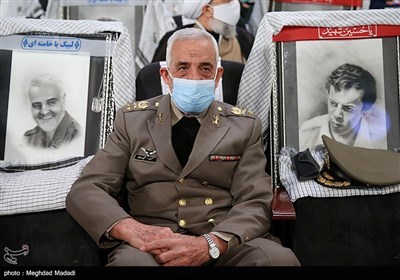 سرلشکر حسین حسنی سعدی در آئین تجلیل از یک میلیون پیشکسوت دفاع مقدس