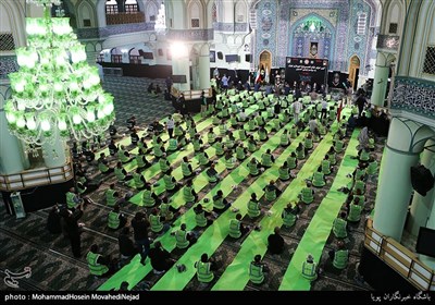 مراسم اعزام خدام الحسین (ع) نیروهای خدمات شهری شهرداری تهران برای خدمت رسانی در زائرین مراسم اربعین