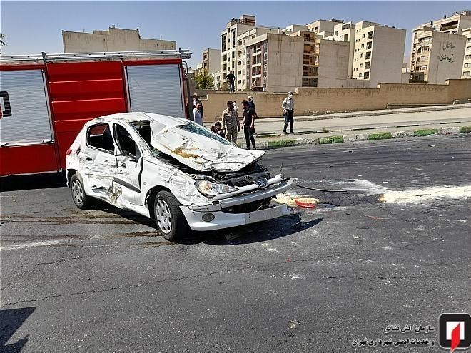 آتش‌نشانی , سازمان آتش‌نشانی تهران , حوادث , پلیس راهور | پلیس راهنمایی و رانندگی , 