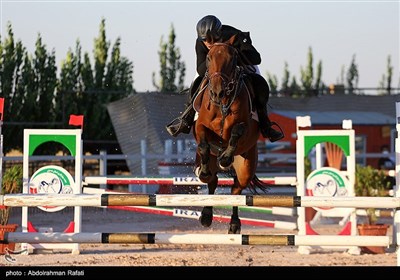 مسابقات قهرمانی پرش با اسب استان همدان