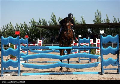 مسابقات قهرمانی پرش با اسب استان همدان