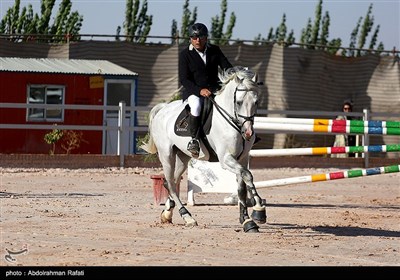 مسابقات قهرمانی پرش با اسب استان همدان