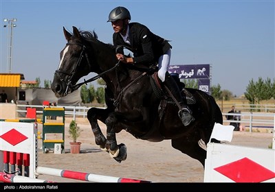 مسابقات قهرمانی پرش با اسب استان همدان