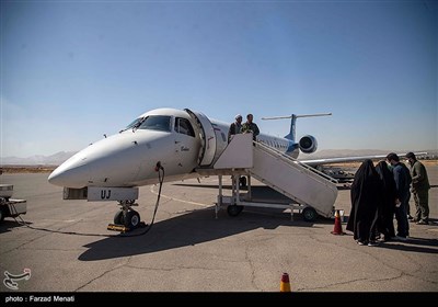 اعزام نخستین کاروان زوار کربلا از فرودگاه کرمانشاه