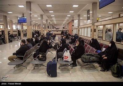 اعزام نخستین کاروان زوار کربلا از فرودگاه کرمانشاه