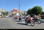 رژه خودرویی و موتوری نیروهای مسلح در کردستان به روایت تصویر