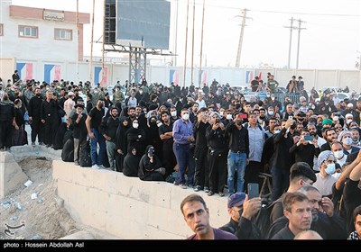 زائران اربعین حسینی در مرز شلمچه