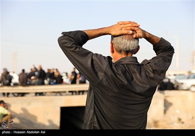 زائران اربعین حسینی در مرز شلمچه