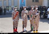 برگزاری صبحگاه مشترک نیروهای مسلح در کاشان به روایت تصویر