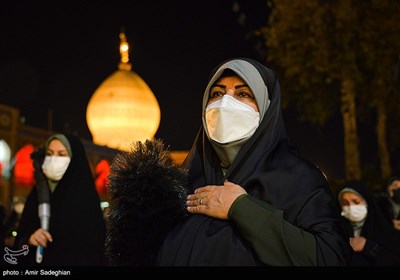 مراسم لاله گردانی خدام حرم مطهر حضرت شاهچراغ (ع)