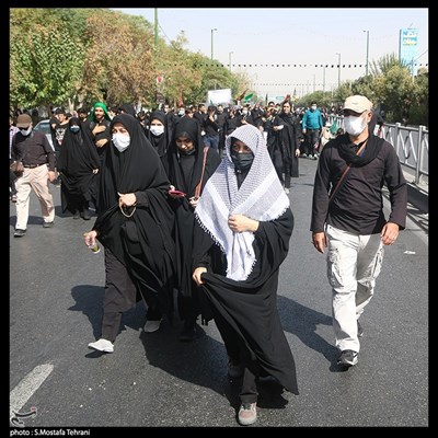 راهپیمایی جاماندگان اربعین در تهران