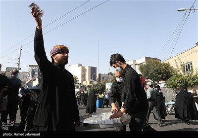 پیاده روی جاماندگان اربعین حسینی(ع) در تهران