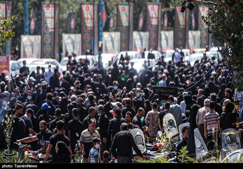 امروز گلستان شهدا مقرّ جاماندگان اربعین حسینی بود + تصاویر