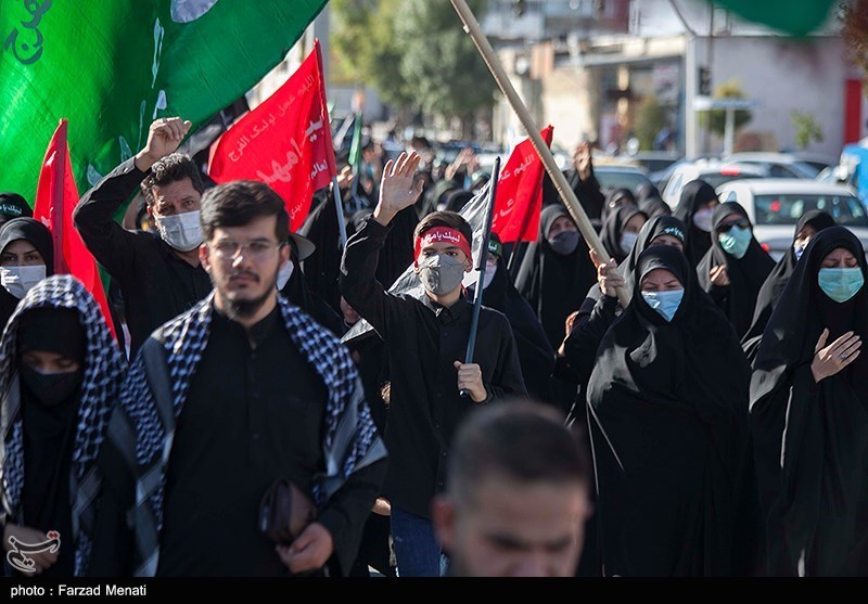 اجتماع جاماندگان اربعین در کرمانشاه؛ دروازه عتبات عالیات در سوگ فراق سیدالشهدا(ع) + تصاویر