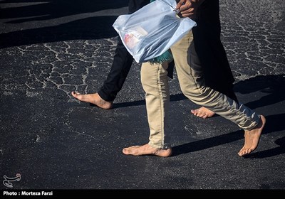 پیاده روی جاماندگان اربعین - تبریز