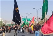 راهپیمایی جاماندگان حسینی پاکدشت برگزار شد + فیلم