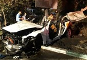 مرگ تلخ سرنشینان BMW میان شعله‌های آتش + تصاویر