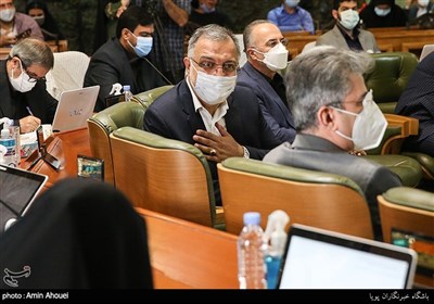 حضور علیرضا زاکانی شهردار تهران در چهاردهمین جلسه شورای شهر تهران