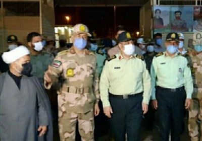 بازدید سرزده فرمانده ناجا از مرز مهران/ بررسی میدانی از اهداف سفر است