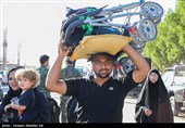 خدمات‌دهی به زائران اربعین حسینی در مرز مهران + تصاویر