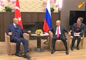 دیدار اردوغان با پوتین در سوچی؛ تاکید بر همکاری درباره قره باغ و سوریه