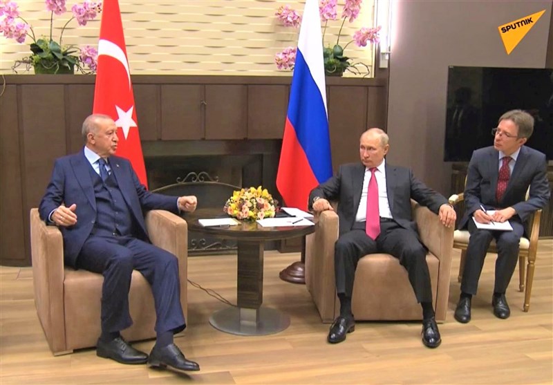 دیدار اردوغان با پوتین در سوچی؛ تاکید بر همکاری درباره قره باغ و سوریه
