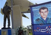 تندیس شهید نوژه با حضور فرمانده نیروی هوایی ارتش رونمایی شد