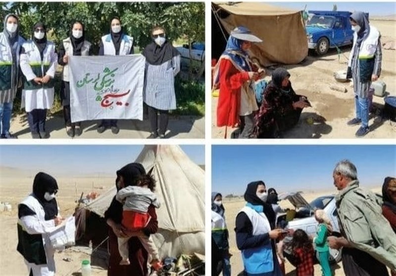 تیم‌های بهداشتی- درمانی و آموزشی بسیج به منطقه عشایر کوچ رو ازنا اعزام شدند