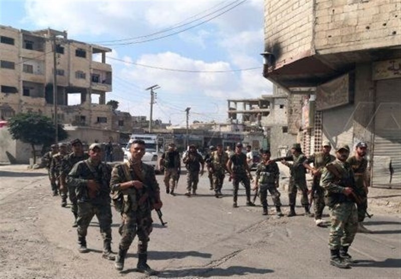 ورود نیروهای ارتش سوریه به شهر «نوی» در درعا