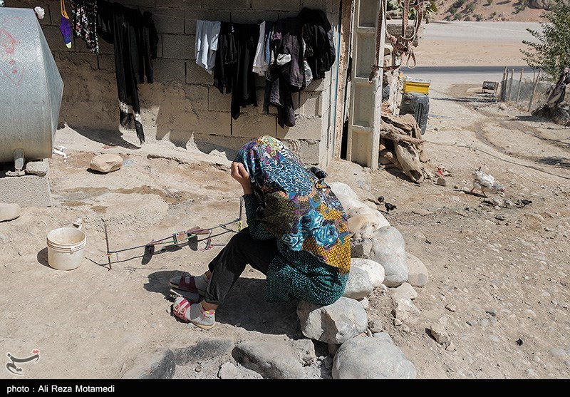 خسارات زلزله در منطقه بازفت شهرستان کوهرنگ