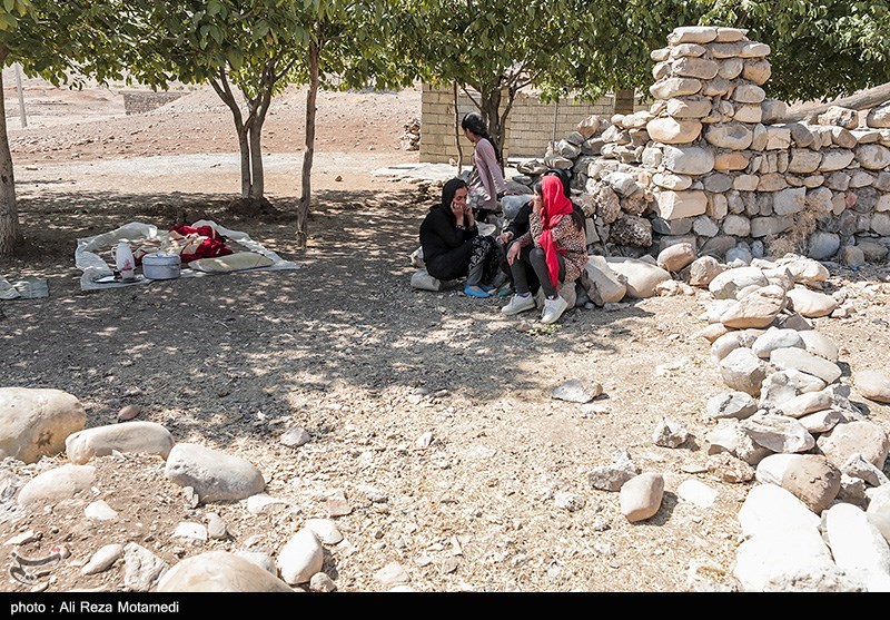 خسارات زلزله در منطقه بازفت شهرستان کوهرنگ