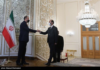 دیدار و نشسست خبری وزرای خارجه ایران و ارمنستان