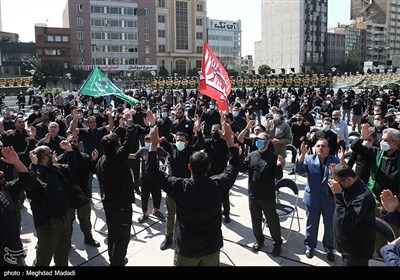 عزاداری 28 صفر در میدان هفت‌تیر تهران