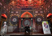 مراسم بزرگداشت علامه حسن زاده آملی در مسجد جمکران از نگاه دوربین