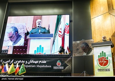 سخنرانی سردار علی فدوی جانشین فرمانده کل سپاه پاسداران در ششمین اجلاسیه بین المللی مجاهدان در غربت