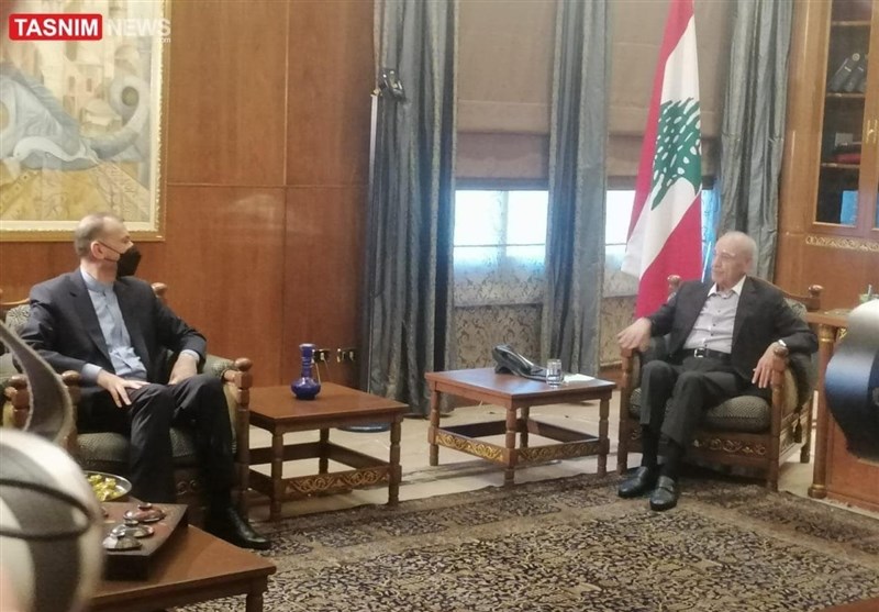 دیدار امیرعبداللهیان و رئیس پارلمان لبنان