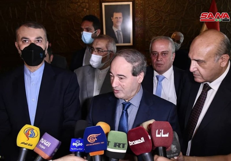 امیرعبداللهیان: روابط ما با سوریه راهبردی است/ المقداد: از ایران حمایت می‌کنیم