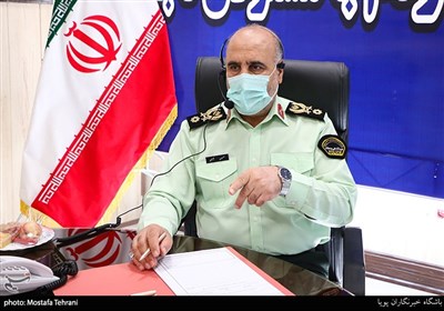 حضور سردار حسین رحیمی رئیس پلیس تهران بزرگ در دفتر نظارت همگانی197