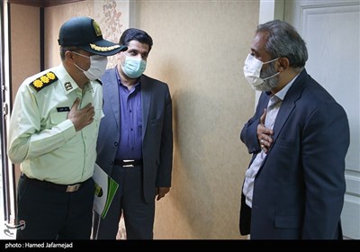 حضور سرهنگ پیام کاویانی رئیس پلیس امنیت عمومی تهران بزرگ در باشگاه خبرنگاران پویاخبرگزاری تسنیم