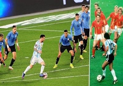  مقایسه پرهیاهوی مسی و مارادونا در فضای مجازی اشتباه از آب درآمد!+ عکس 