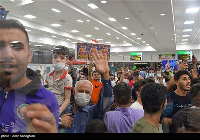 مراسم استقبال از قهرمانان مسابقات جام جهانی کشتی فرنگی شیراز