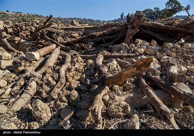 تخریب کامل روستای سر شط از توابع چلو در اندیکا