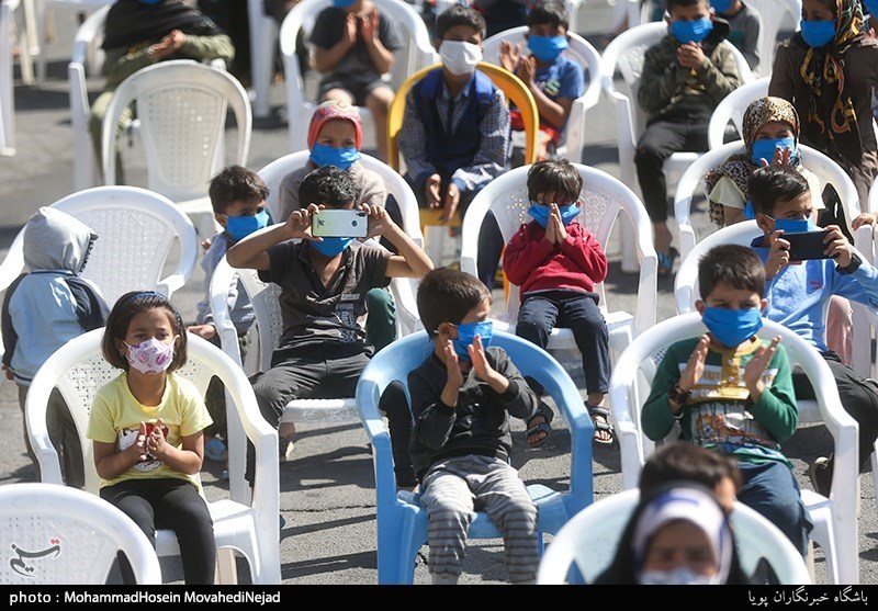ویژه برنامه هفته ملی کودک در محله ی کم برخوردار خلازیر تهران