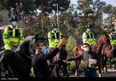 رژه اسب سواران یگان ویژه نیروی انتظامی